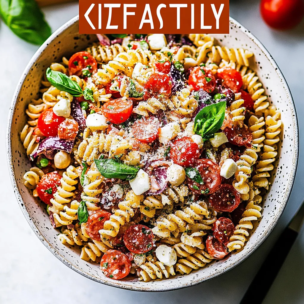 A bowl of pasta with tomatoes and cheese.