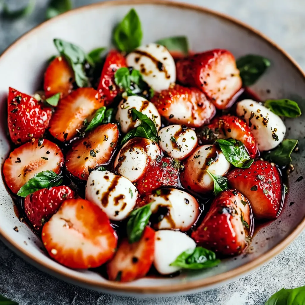 A bowl of strawberries and cheese.