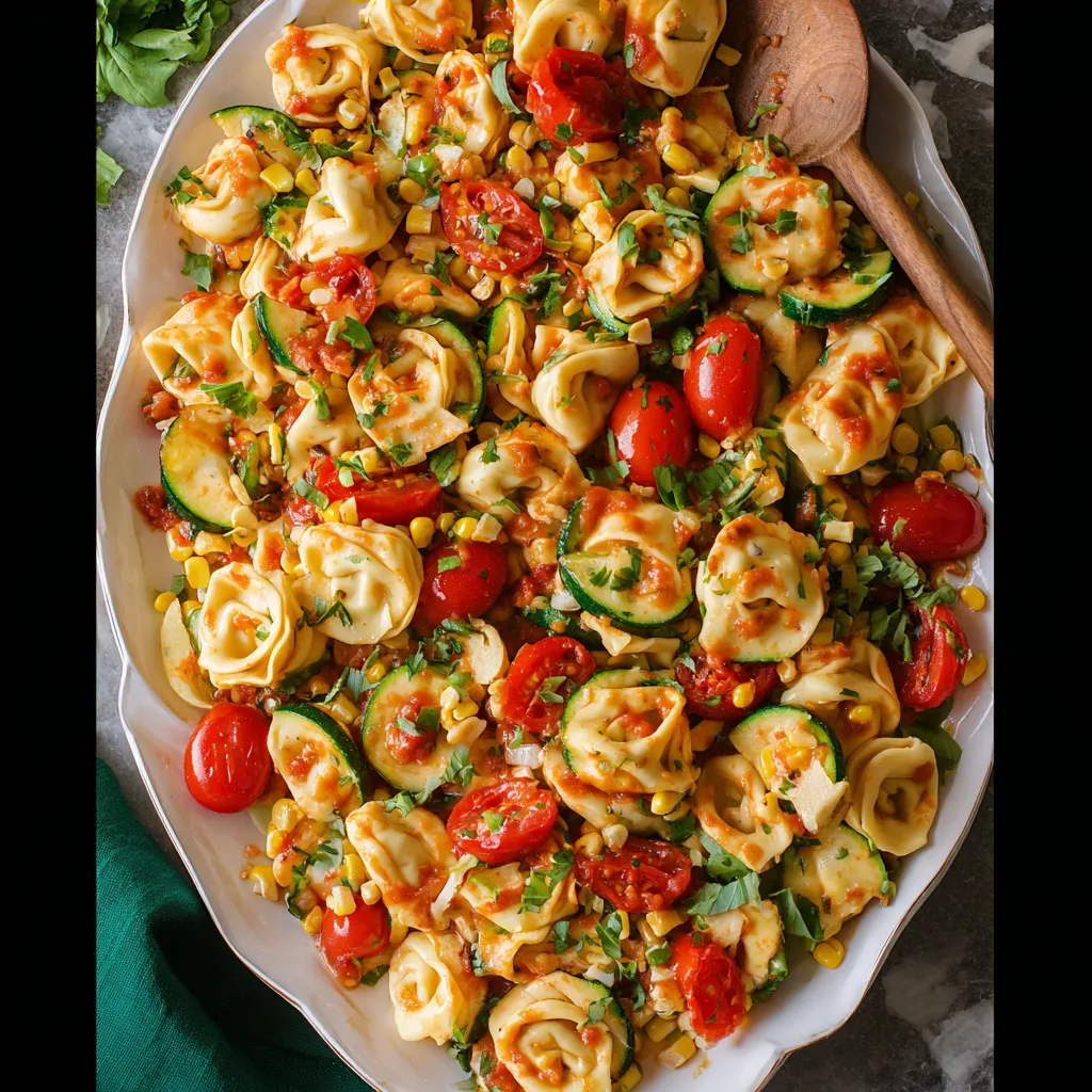 A white bowl filled with pasta and vegetables.