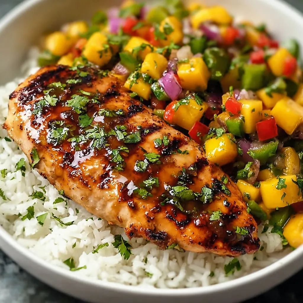 A bowl of rice and vegetables with a piece of chicken.