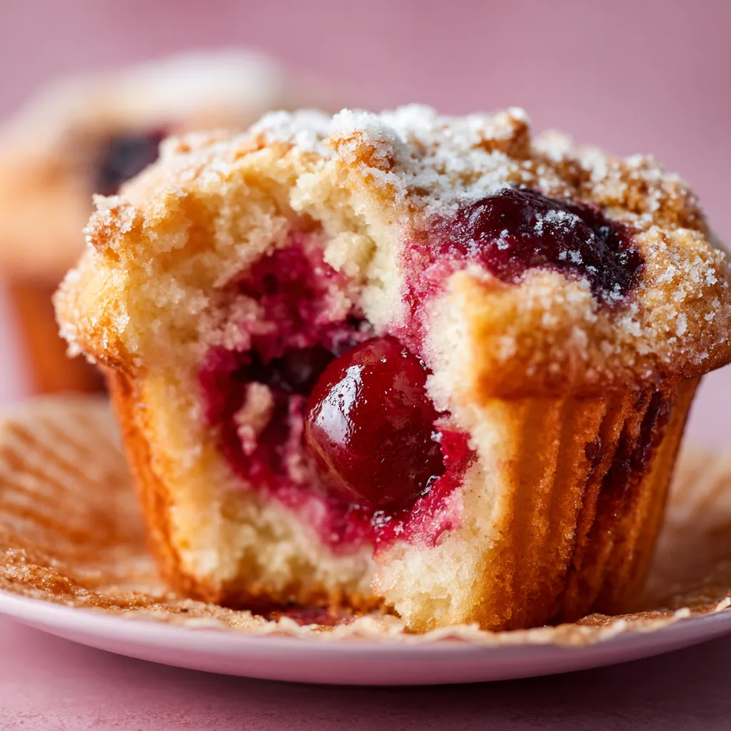 A slice of cake with berries on top.