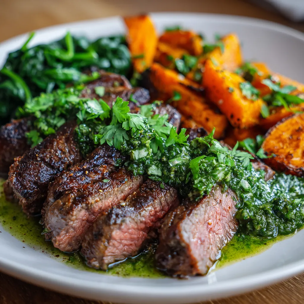 A plate of food with meat and vegetables.