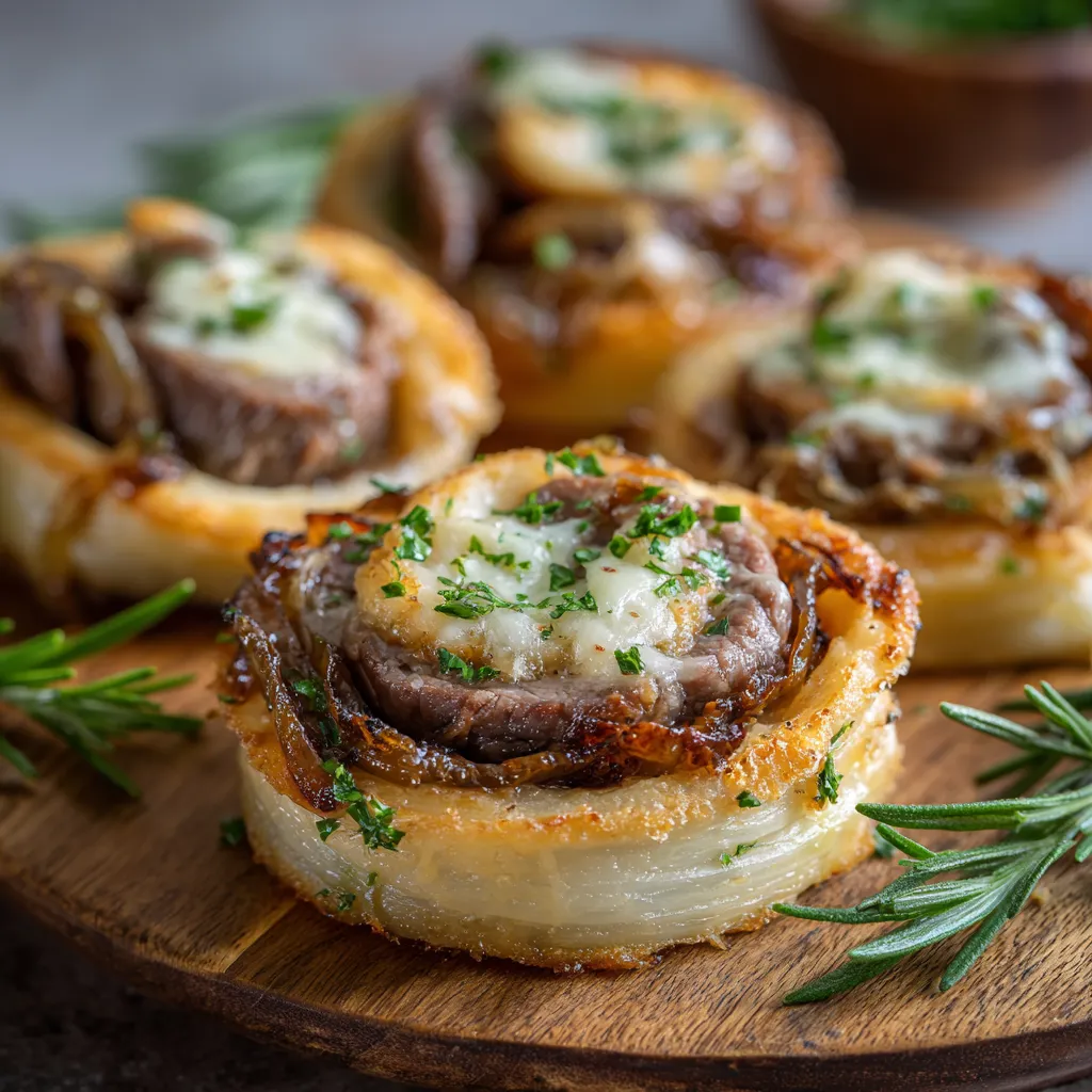 A plate of food with meat and cheese.