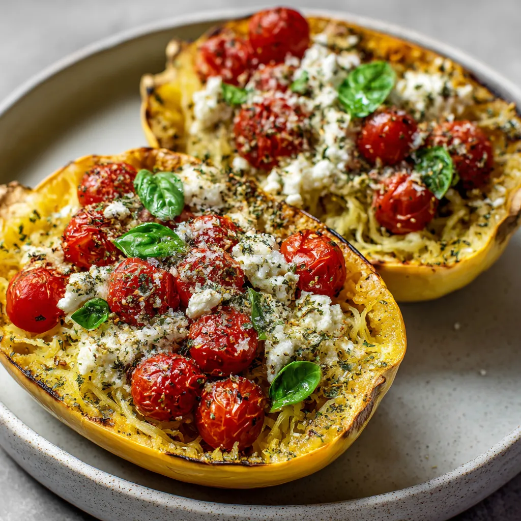 A plate of food with tomatoes and cheese.