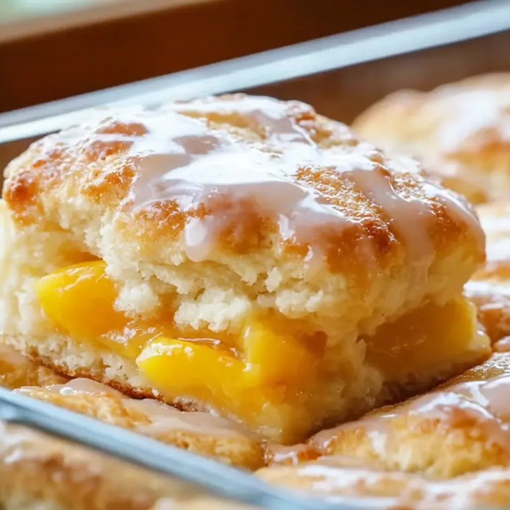 A pastry with a glaze on top.