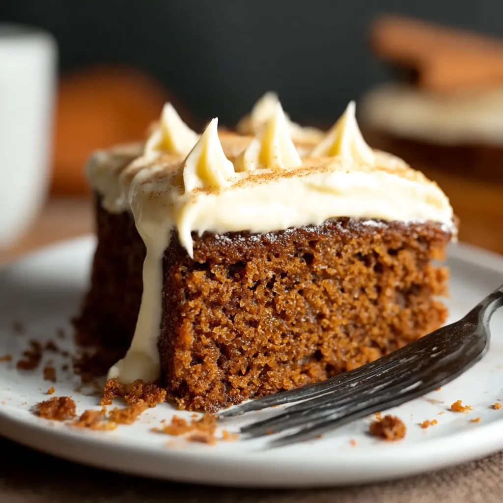 A slice of cake with white frosting.