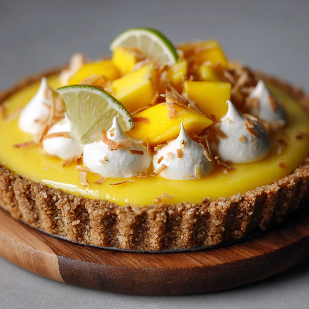 A slice of pineapple upside down cake with whipped cream on top.