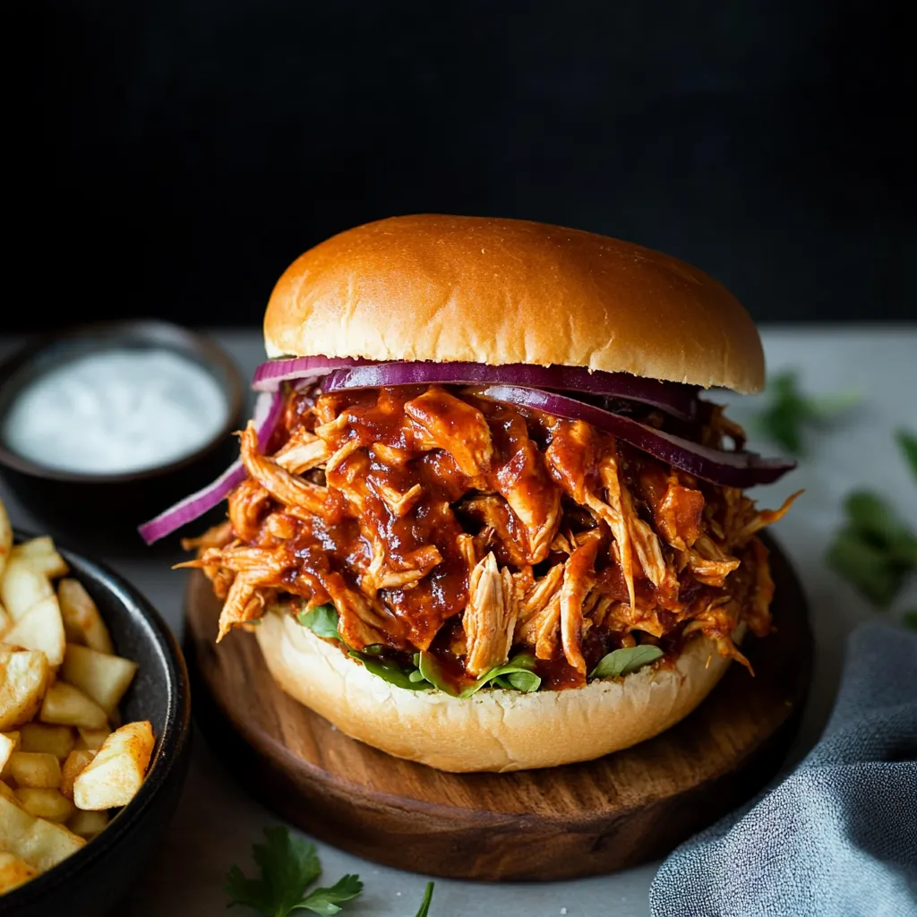 A sandwich with meat and onions on a bun.