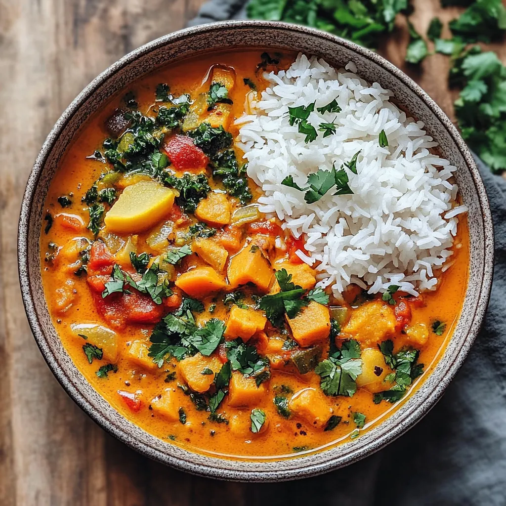 A bowl of soup with rice and vegetables.