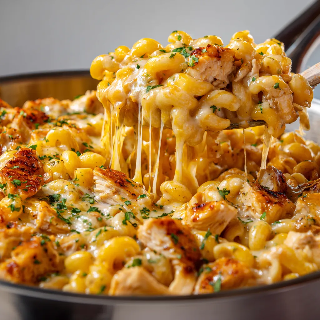 A close up of a bowl of macaroni and cheese.