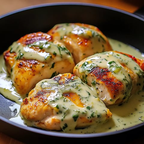 A bowl of chicken with sauce.