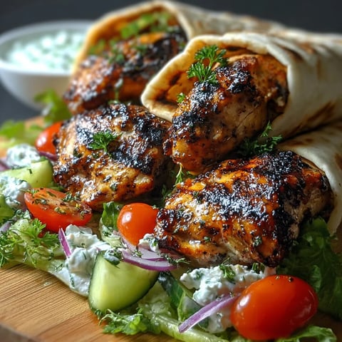 A plate of food with chicken and vegetables.