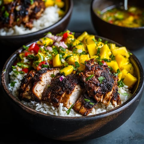 A bowl of food with rice and meat.