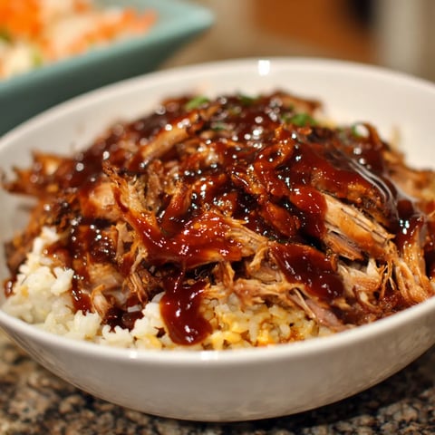 A bowl of meat and rice.