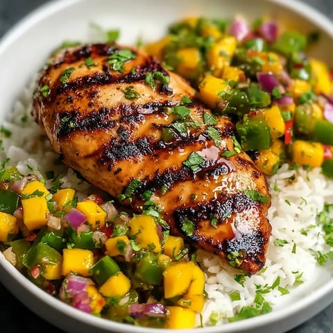 A plate of food with rice and chicken.