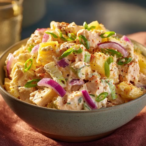 A bowl of food with onions and peppers.