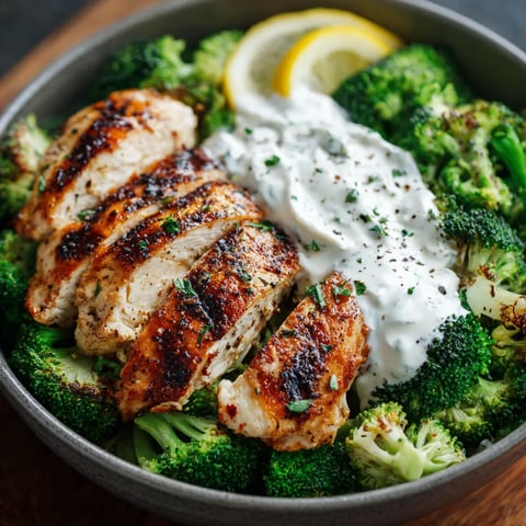 A bowl of chicken and broccoli.