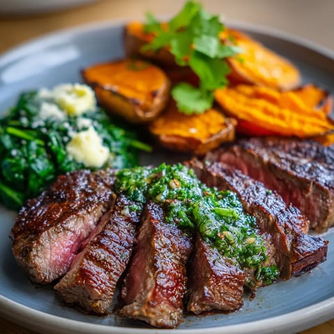 A plate of food with meat and vegetables.