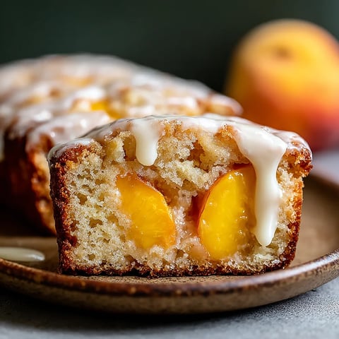 A peach cake with white icing.