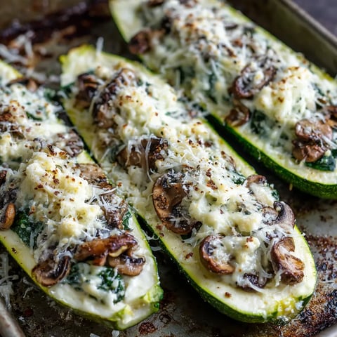 A pan of food with mushrooms and cheese.