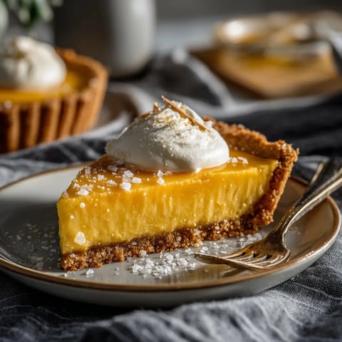 A slice of pie with whipped cream on top.