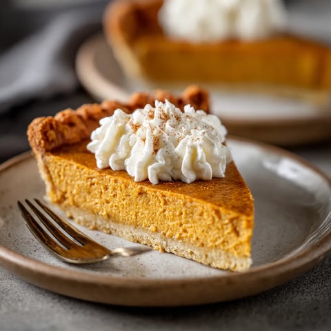 A slice of pie with whipped cream on top.