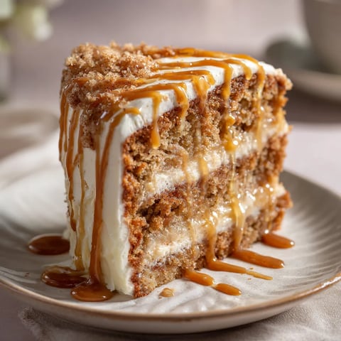 A slice of carrot cake with icing.