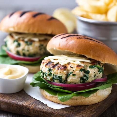 Two chicken sandwiches with lettuce and tomato.