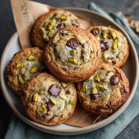 A plate of cookies with chocolate chips and almonds.